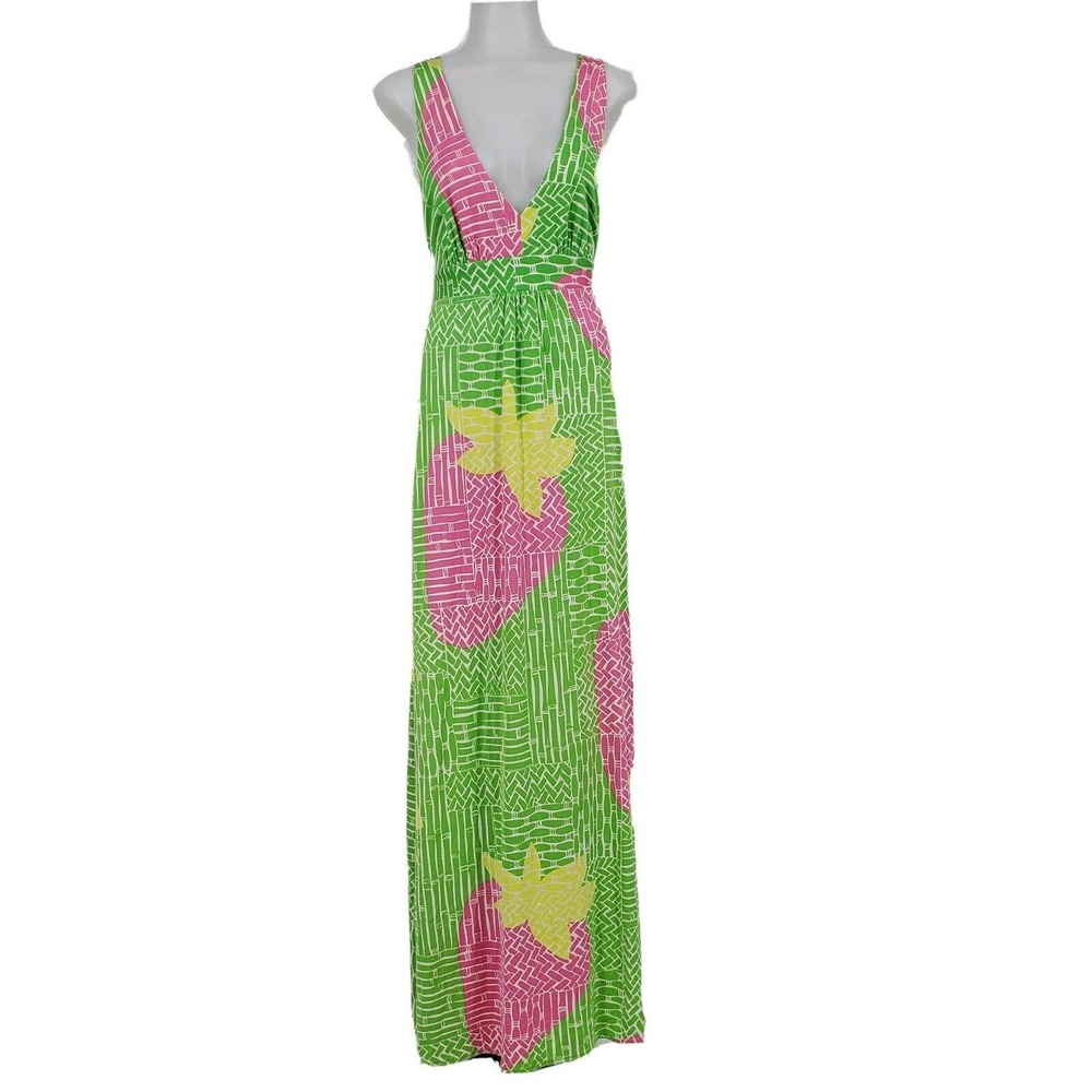 New Lilly Pulitzer Maxi Dress Prep Berry Basket